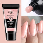 BORN PRETTY Acrylic Gel For Manicure Crystal 30ml Nail Gel Polish For Extension False Nail Tips Quick Building Hybrid Varnish