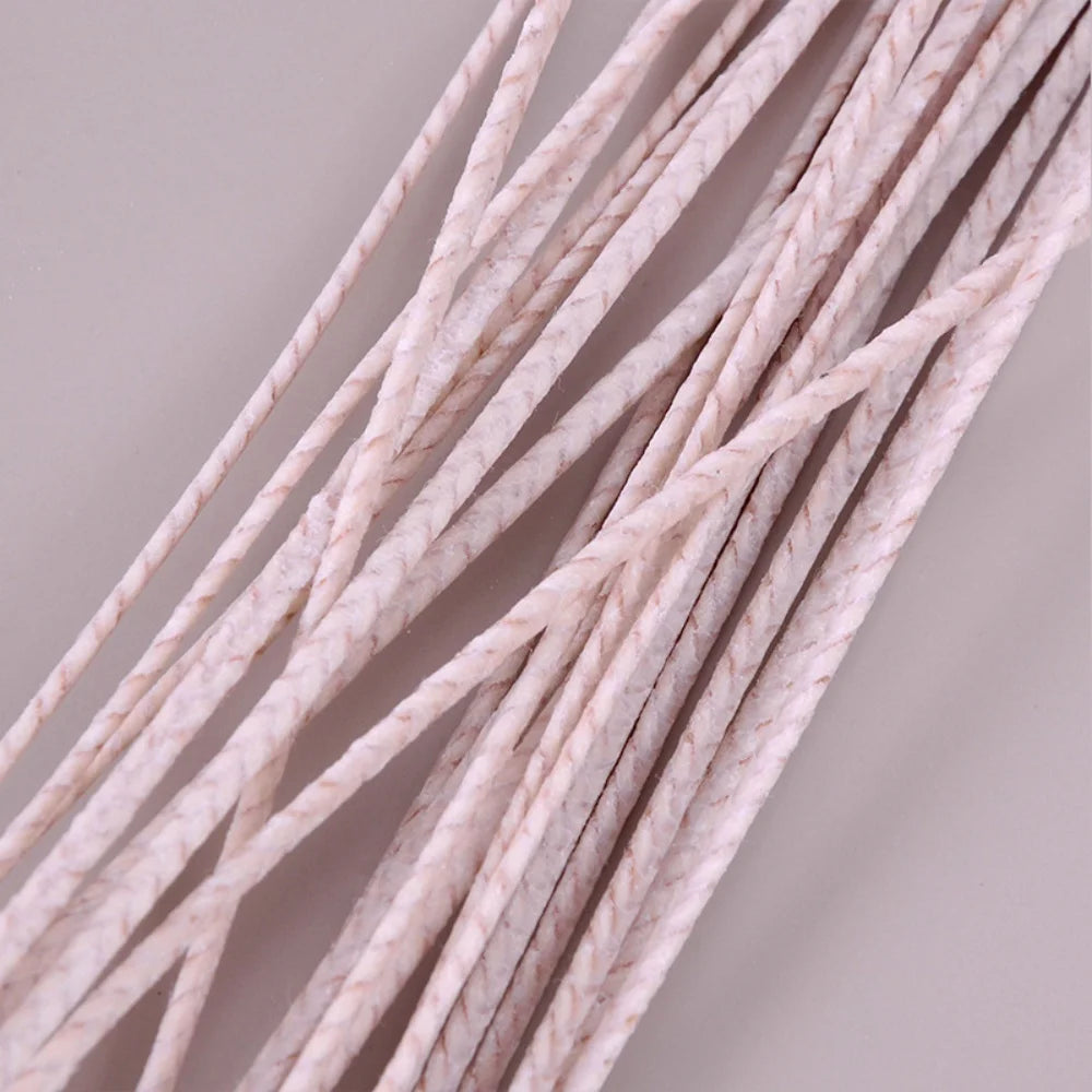 50 PCS 6-20cm Candle Wicks Smokeless Wax Pure Cotton Core for DIY Candle Making Pre-Waxed Wicks Party Supplies Home Decoration