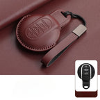 Leather Car Key Case Cover for BMW MINI COOPER S ONE JCW F54 F55 F56 F57 F60 CLUBMAN COUNTRYMAN Remote Fob Holder Shell Keychain
