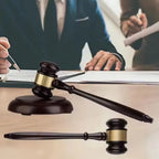 Wood Gavel Wooden Judge Hammered Handcrafted Delicate Wood Gavel For Lawyer Judge Auction Sale Decoration Hammer Set
