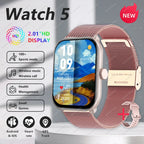New Men Women Smart Watch AMOLED HD Heart Rate Health Monitor Sports IP68 Waterproof Bluetooth Call Smartwatches For Android IOS