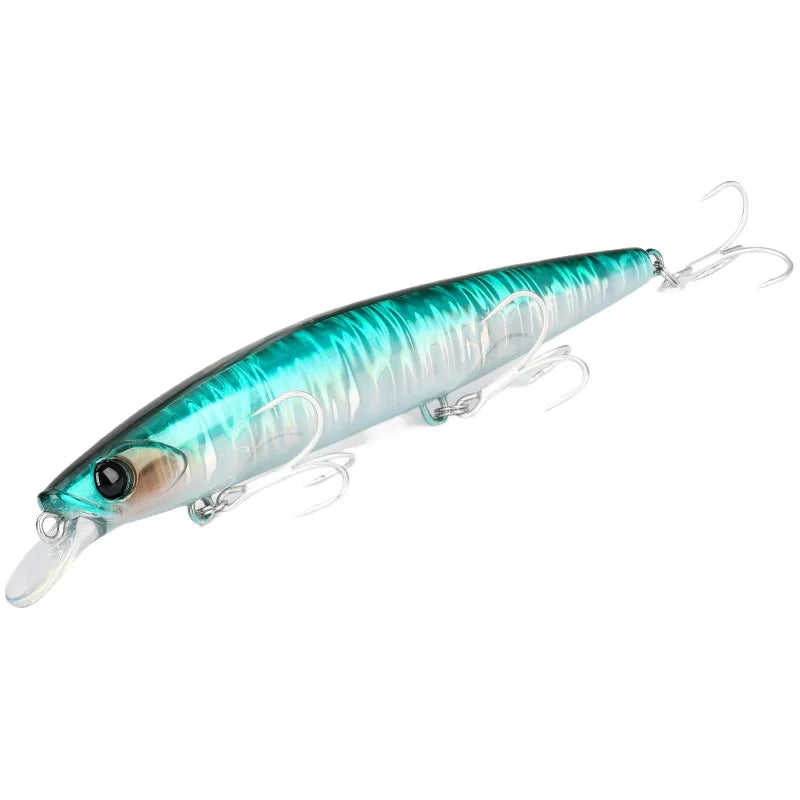 TSURINOYA 4PCS Ultra Long Casting Saltwater Sinking Minnow Sea Fishing Lure BAYONET 135mm 26.4g Seabass Mackerel Hard Bait