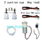 Robot Arm Vacuum Suction Cup Kit with PWM Control Switch, 0.3-20kg Options