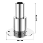 Straight Thru Hull Exhaust Skin, Fitting 24mm Tube Pipe , 316 Stainless Steel Exhaust Tube Fitting Kit for Diesel Parking heater