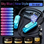 12000mAh Bluetooth Earphones: Dual Connect & Magnetic Pause Feature