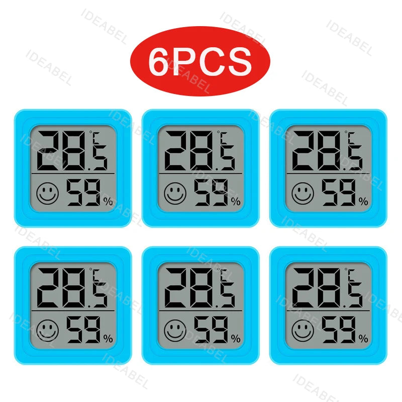 6-10pcs Digital Thermometer Hygrometer Indoor Mini Temperature LCD Electronic Monitor Hygrometer Outdoor Room Baby