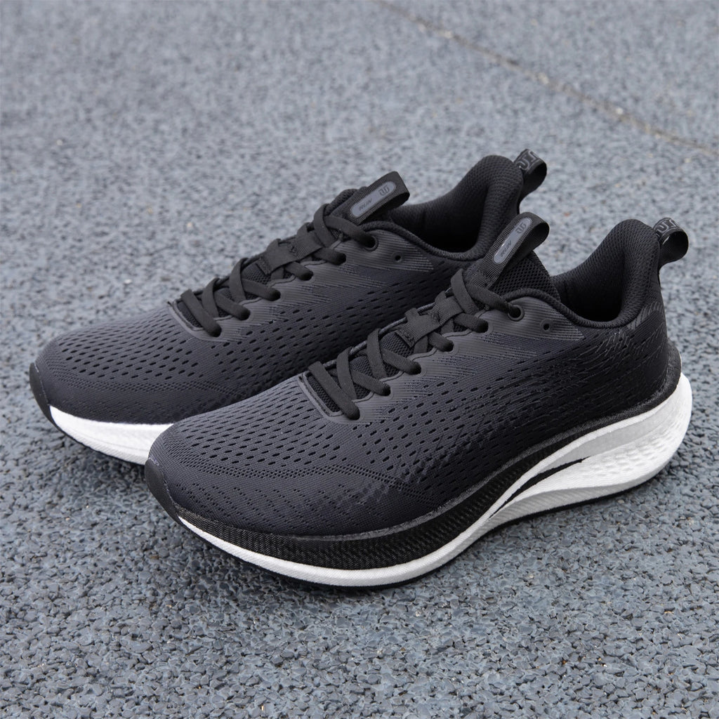 Baasploa Men Women Running Sneakers New Brand Carbon Plate Mesh Breathable Male Female Professional Training Unisex Sport Shoe