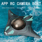 6Ch Rc Boat Submarine with Camera Underwater Remote Control Wifi Fpv Remote Control Boats Radio Control Toys for Children Gifts