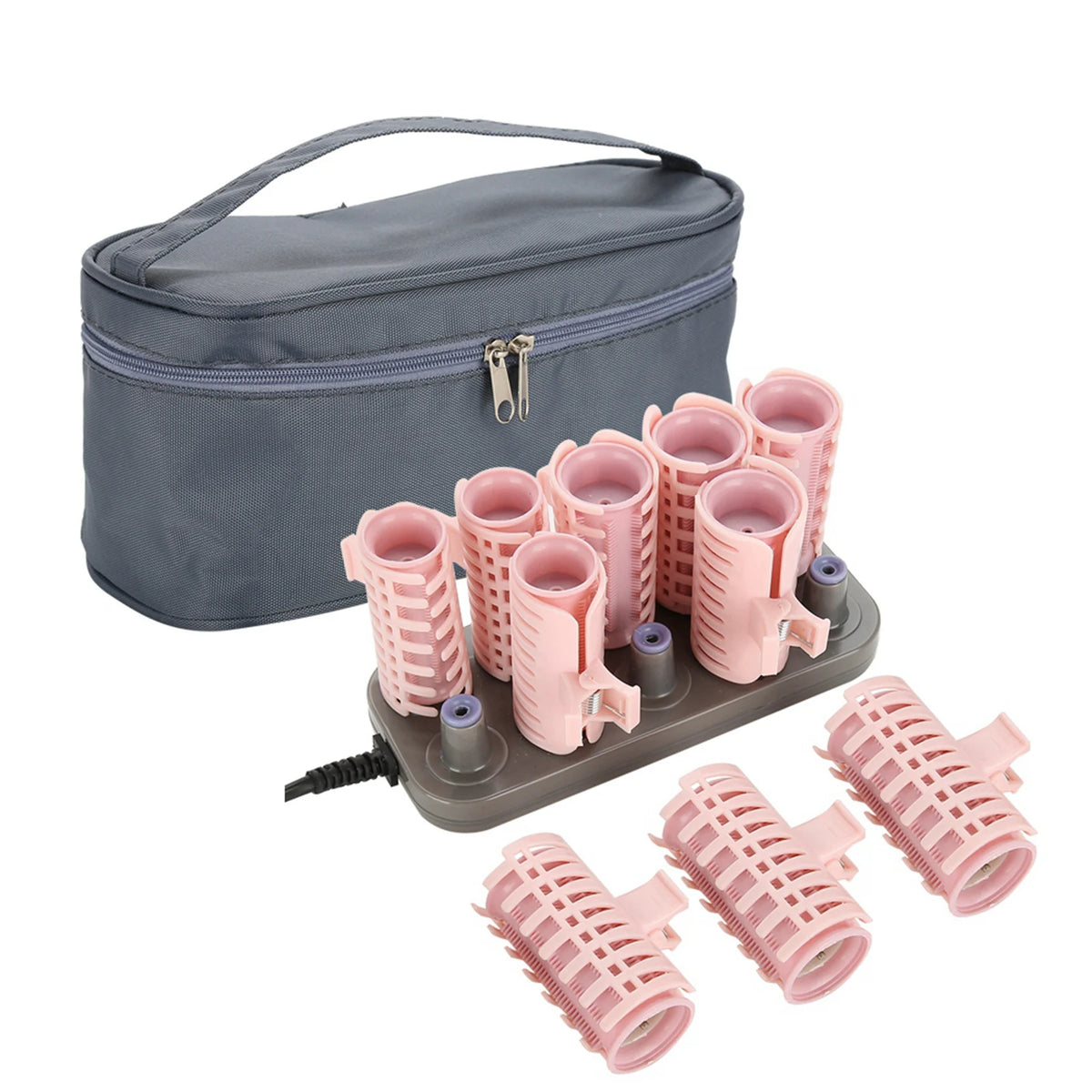 10Pcs Professional Electric Heated Roller Curling Roll Hair Tube Hair Styling Upgrade Style