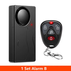 Awapow Wireless Vibration Bike Alarm With Remote Control Anti-Theft Door And Window Alarm 110dB Loud Home Bicycle Security