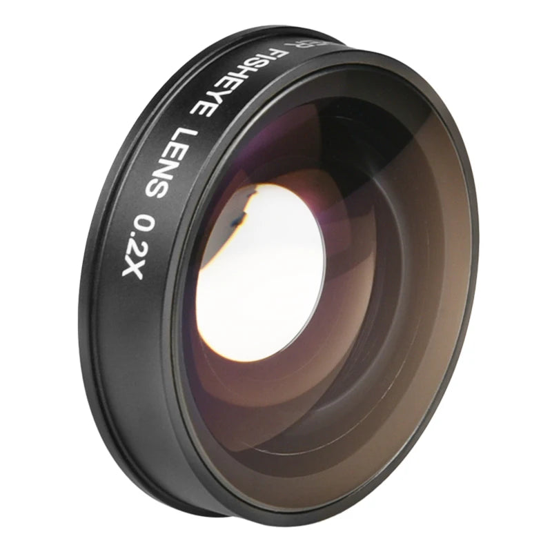 VLOGMAGIC 37MM 0.2X HD Ultra Wide Fisheye Lens for Canon, Sony, JVC Video Cameras Camcorder