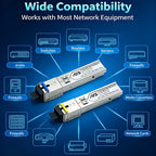 SFP Module SC connector 1.25G SC BiDi 1310nm/1550nm WDM switch SFP Transceiver module with Switch with DDM Function