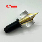 Smooth WingSung 630 Large N0.8 Iraurita White Gold EF/F/M/B Nib Grip Section For WingSung 630 Fountain Pen Accessories Gift