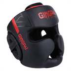 Boxing Headgear Helmet for Kickboxing Muay Thai MMA Sanda Training, Red/Blue/White, S-XL