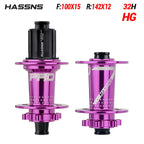 HASSNS PRO7 HG/XD/MS  Bicycle Hub 24/32Holes J-Bend Spokes THRU Axle 12X142/148MM   Sealed Bearing for  Mountain Bike Freehub
