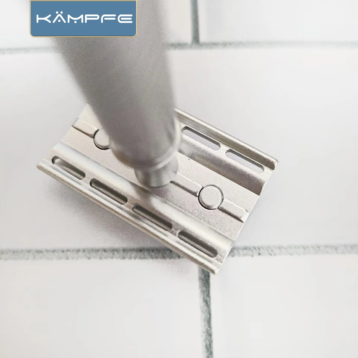 KAMPFE aluminum Double Edge Manual Shaver with Non-Slip Razor Grip Light Weight Safety Razor gifts for men.