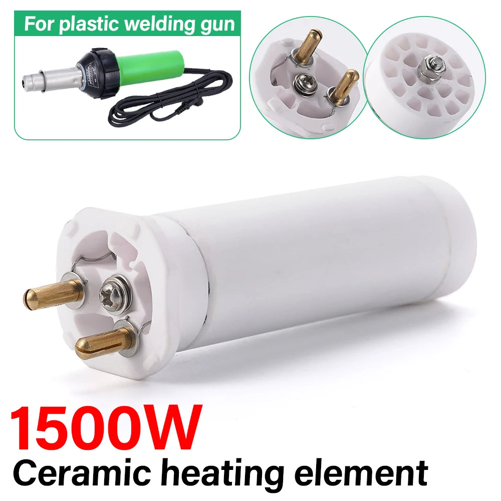 1500W Ceramic Heating Core High-Temperature Alloy Resistance Wire Work Efficiently Plastic Welding Torch Replacement Accessories