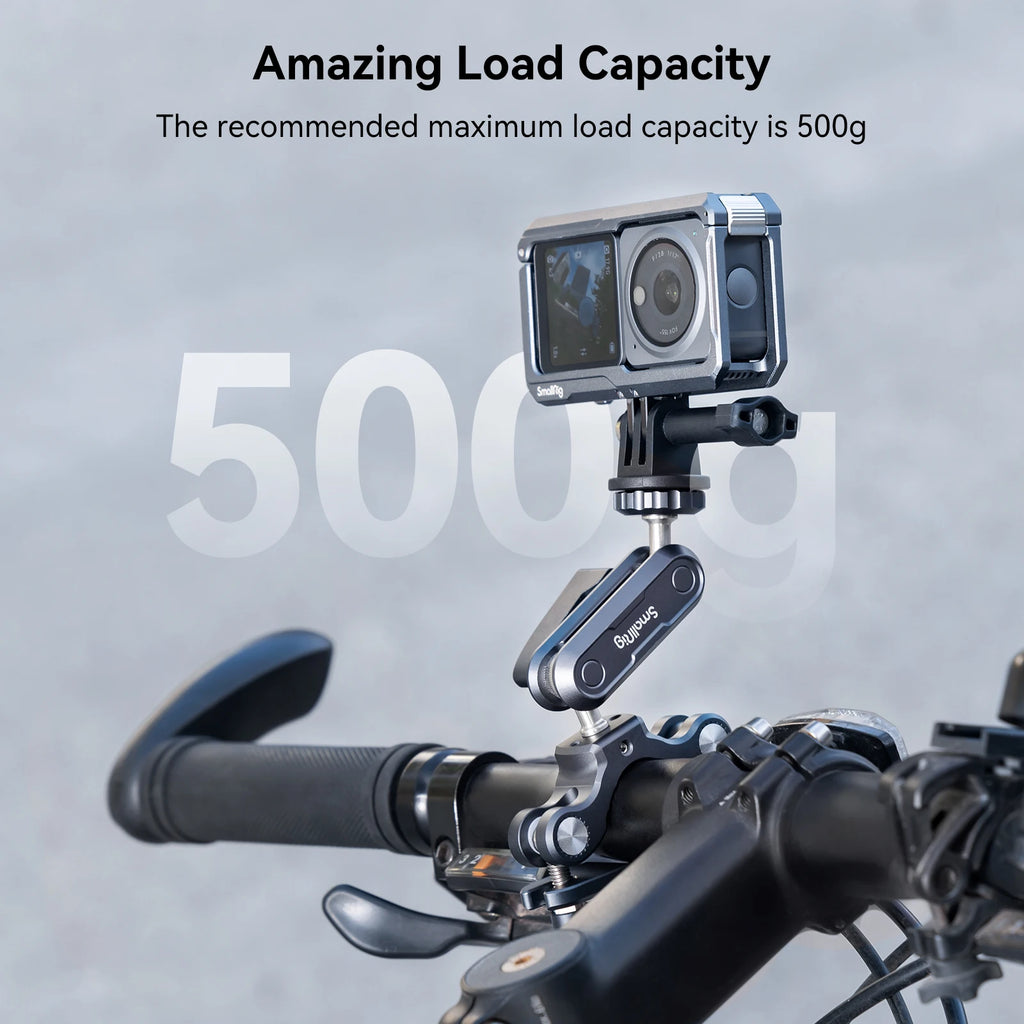 SmallRig Bike Motorcycle Handlebar Mount for Gopro, Pole and Roll Bar Mount for Gopro for Insta360 for DJI Action Cameras -4191