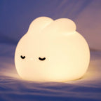 LED Night light Cute duck Cartoon animals Silicone lamp for children kid Touch Sensor Timing USB Rechargeable for birthday gifts