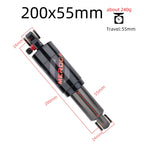 MEROCA Mountain Bike Air Shock Absorber 125mm/150mm/165mm/190mm/200mm Scooter Alloy MTB Folding Bicycle Rear Shock Cycling Parts
