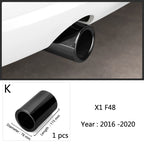 For BMW F10 F20 F30 F32 F34 F36 F48 Car Exhaust Muffler Tip Stainless Steel Pipe Chrome Trim Modified Car Rear Tail Throat Liner