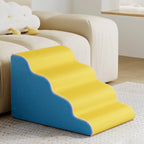 3/4/5 Step Dog Cat Ramp Ladder Pet Stair Memory Foam Sponge Dogs Sofa Removable Washable Training Pet Ramp Stairs Pet Supplies
