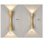Led Wall Lamp Interior Wall Light IP65 Waterproof Outdoor Lighting For Home A85-265V Bedroom Bedside Light Fixture 6W 12W