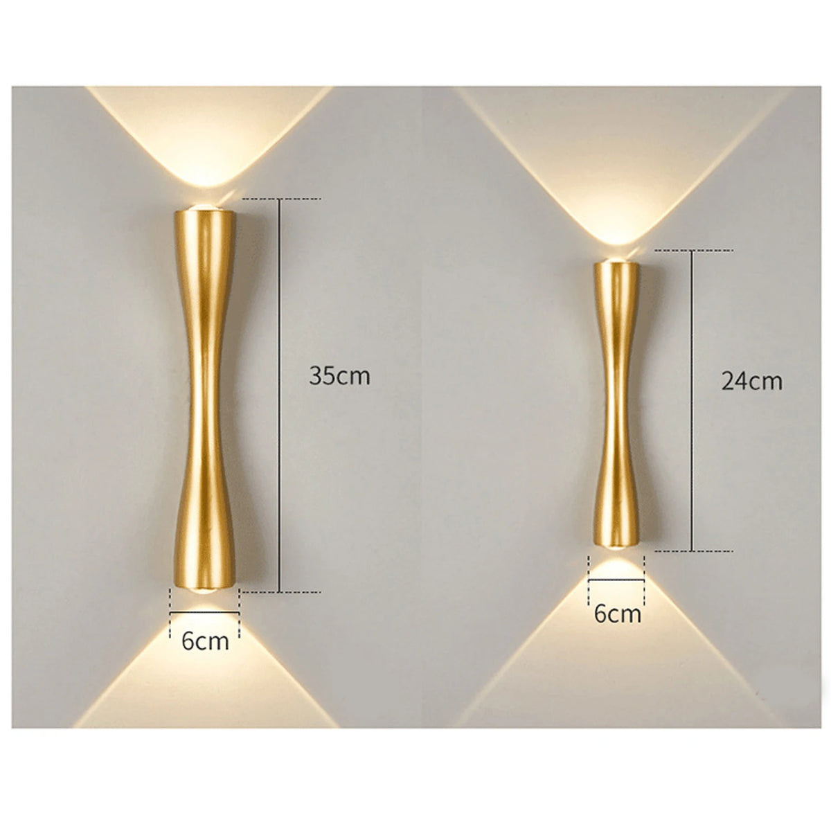 Led Wall Lamp Interior Wall Light IP65 Waterproof Outdoor Lighting For Home A85-265V Bedroom Bedside Light Fixture 6W 12W