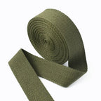 4Meters 1.3mm Thick Cotton Webbing Tapes 20-50MM Backpacks Strap Band Garment Ribbons Belt DIY Sewing Decoration Accessories