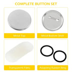 100Pcs Badge Button Parts Material Supplies 25mm 32mm 37mm 44mm 58mm 75mm for DIY Clothes Handbag Badge Button Decoration