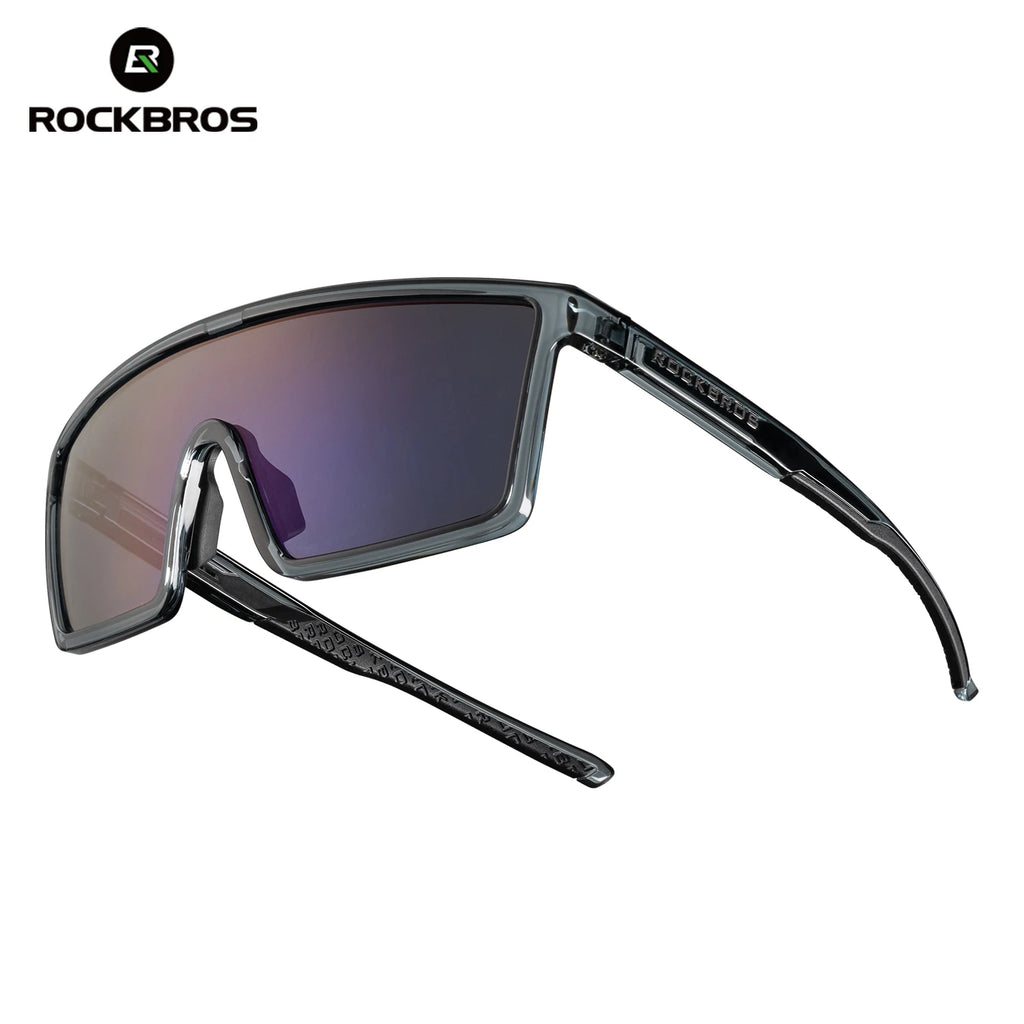 ROCKBROS Cycling Sunglasses Polarized Photochromic MTB Bike Road Windproof Eyewear Outdoor Sports UV400 Bike Lightweight Goggles