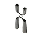Silver Candle Holder Metal Candelabra Luxury Double Headed Center Table Candle Holders Living Room Home Decoration Gift Ideas
