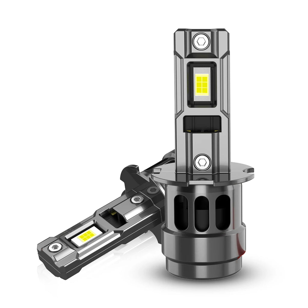 70W/Pair 6500K 3570 Chips H1 H3 H4 H7 H11 9005 9006 Highly Brightness Spotlights Turbo Fan No Destructive Installation Plug&play