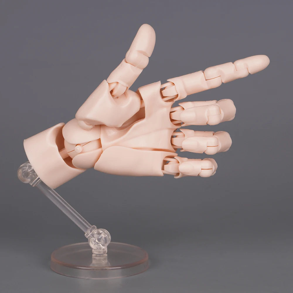 10.5cm Human Hand Model With Movable Finger Joints 1:2 Simulation Palm  Desktop Ornamenttoy Twisted Egg Surprise Blind Box