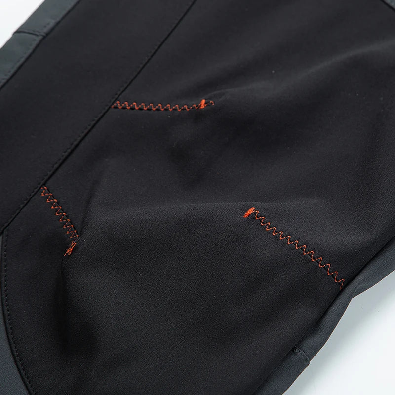 EUMERGX Men Winter Fleece Pants Warm Waterproof Hiking Pants Outdoor Camping Climbing Skiing Soft Shell Windproof Rain Trousers