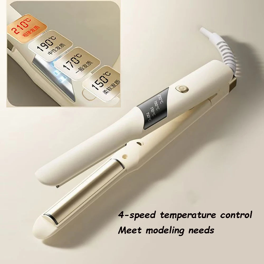 Semi-Arc Shaped Splint Morgan Curling Iron Hair Ceramic Curlers Fluffy Hair Root Perm Curling Fast Heating Flat Iron