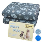2pcs Large Pet Dog Pee Pads,Reusable Dogs Puppy Pads Pet Training Pads for Dogs, Absorbent and Leak-Proof Whelping Pads winter