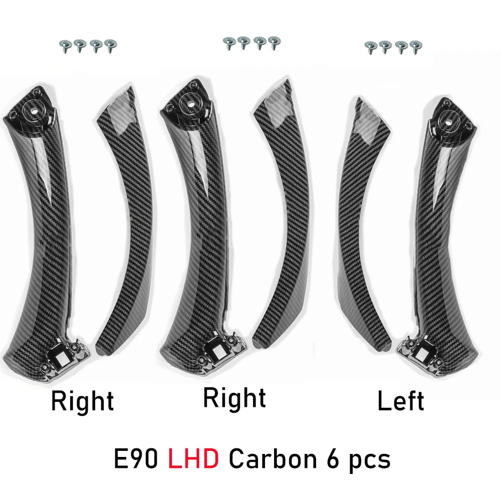 For BMW 3 Series 2005-2012 E90 E91 E92 Replacement Door Handle 6pc LHD RHD Door Interior Handle 316 318 320 325 328 330