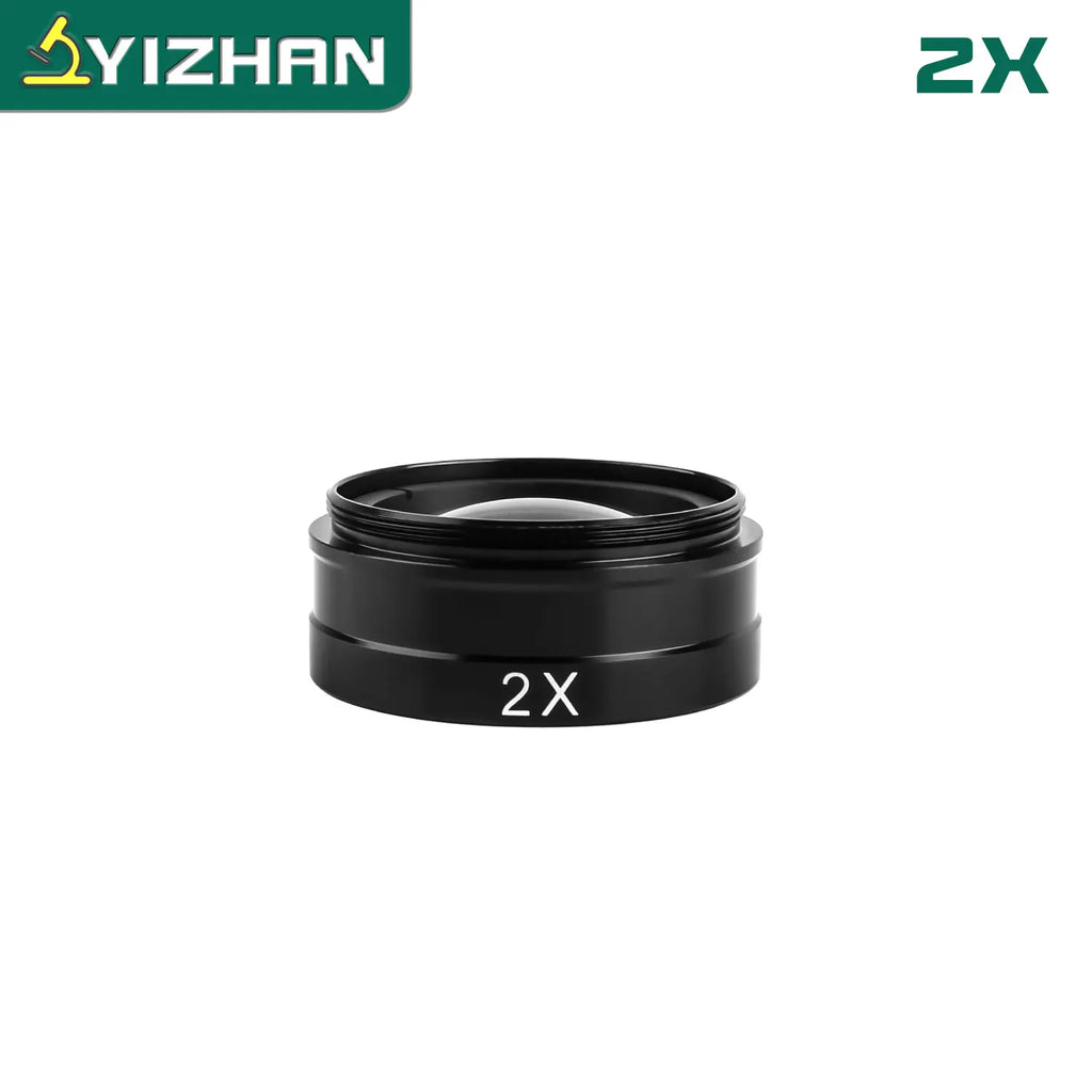 YIZHAN Adjustable Zoom C-Mount Lens Magnification 130X 180X 360X Lab 0.3X 0.5X 0.75X 2X Objective For Industry Microscope Camera