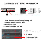 CAN Bus Decoder Radio Wiring Harness Adapter 16Pin Plug to 24 Pin Connector Cable for Ford Focus F150 Explorer Fiesta with SYNC