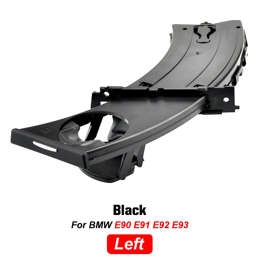Retractable car cup holder for BMW 3 Series E90 E91 E92 E93, left/right, black/beige/grey