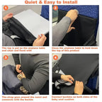 Travel Airplane Bed For Baby Pedals Bed Kids Airplane Seat Extender with Side Pocket Portable Foot Rest Hammock Car Sleep Crib