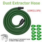 Dust Extractor Hose D27/32x3.5M For Festool Vacuum Suction Hose,Suitable for Sanders, Track Saw And Other Power Tools, 3.5M 5M