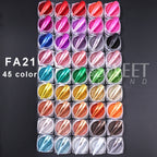 24/26/45 Colors Chrome Nail Powders Gold Silver Metallic Mirror Effect  Holographic Nail Glitter Material for Manicure Supplies