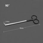 Potts Cut Angle Vascular Scissors Microscopic Coronary Artery Stainless Steel Microscopic Beak Scissors