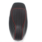 Pokhaomin Black/Red Saddle Leather Seat Cover for Vespa GTS300 GTS 125 150 250 300
