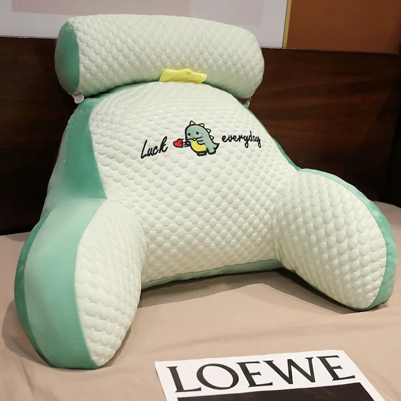 Reading Pillow for Adults, Ergonomic Back Wedge Support, with Cooling Cover for Watching TV, Gaming, Working & Recovery