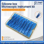 4 Pieces/set Of Ophthalmic Microsurgery Instruments 12/16/18cm Scissors+Needle Holder+tweezers Stainless Steel Surgical Tools