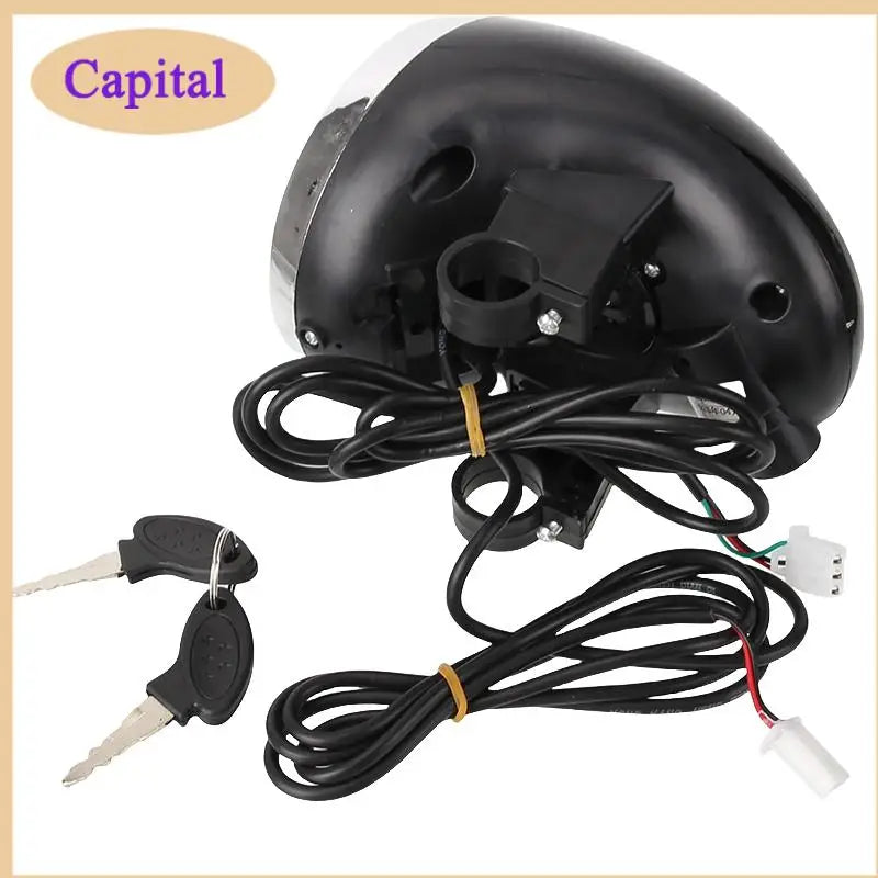 For CItycoco Angel Eyes 48/60v headlight Electric Scooter turktron electric Motorcycle Headlight China Scooter Parts