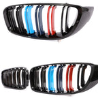 Front Bumper Kidney Gloss Black Carbon Chrome Grill M Color Grille Grill For BMW 4 Series Gran F32 F33 F36 F80 F82 2013-2020